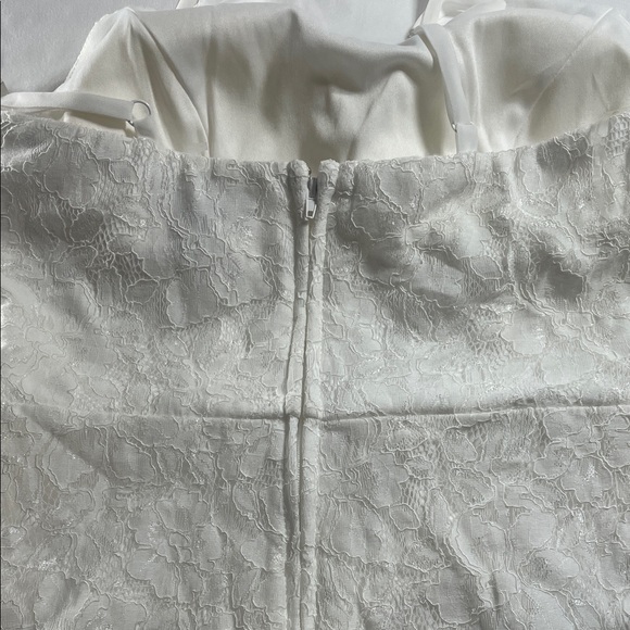 Speechless White Strapless Lace Cocktail Dress - Picture 8 of 11